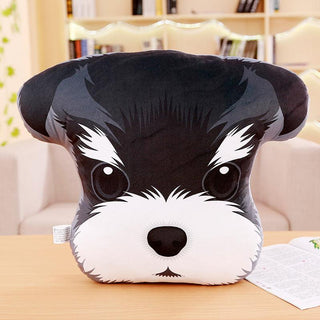 Cute Artistic Dog Face Throw Pillows D 40X45CM Plushie Depot