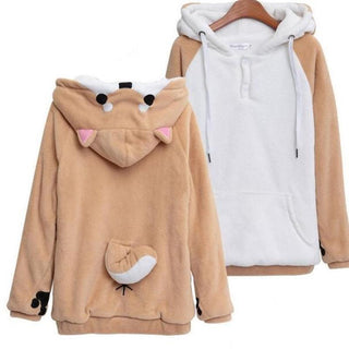 Harajuku Japanese Cute Shiba Inu Cosplay Sweater - Plushie Depot