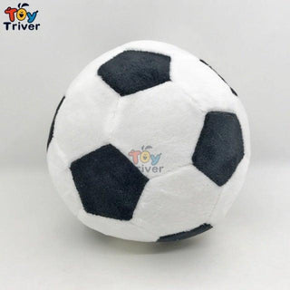 Mini Football Soccer Ball Plush Toys black