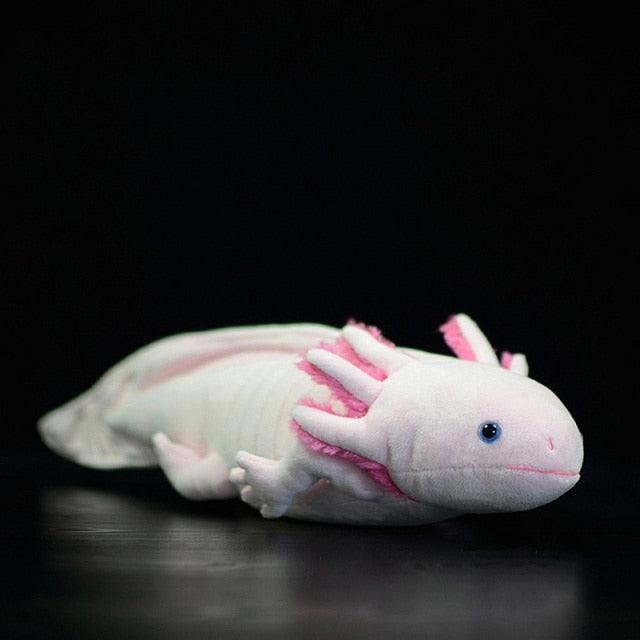Realistic Yellow Axolotl Ambystoma Mexicanum Stuffed Animal 3" Pink Stuffed Animals - Plushie Depot