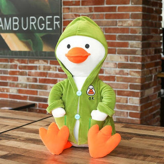 Duck With Removable Jacket Stuffed Animals - Plushie Depot