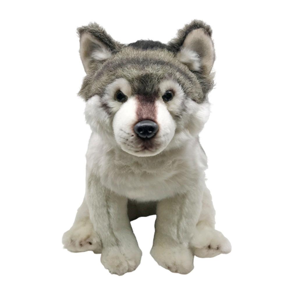 Small Wolf Cub The Call of the Wild Plush Doll, Wild Animal Plush Toys Wolf 14" / 35cm Plushie Depot