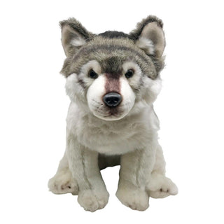 Small Wolf Cub The Call of the Wild Plush Doll, Wild Animal Plush Toys Wolf 14" 35cm Plushie Depot