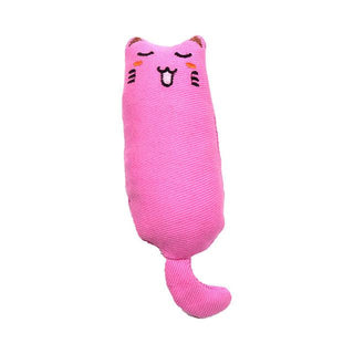 Teeth Grinding Catnip Cat Toys Dark Pink Plushie Depot