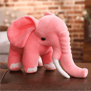 Elephant plush toy Pink Plushie Depot