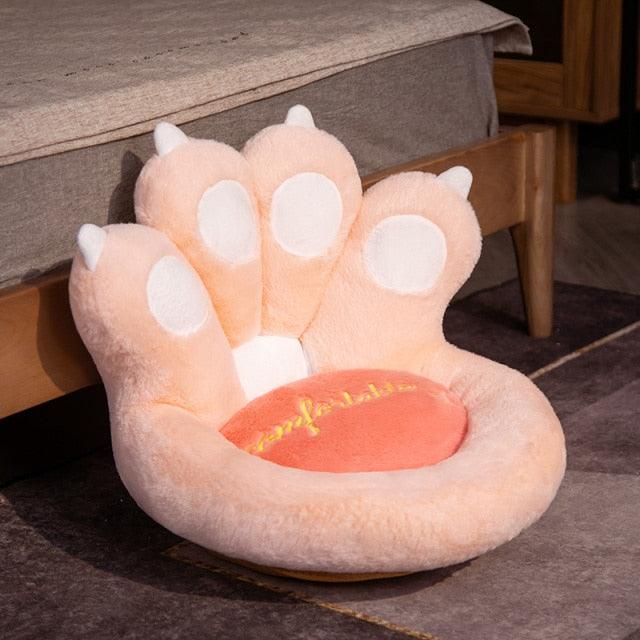 Cat Paw Animal Seat Plush Pillows 45x 15" pink Pillows - Plushie Depot