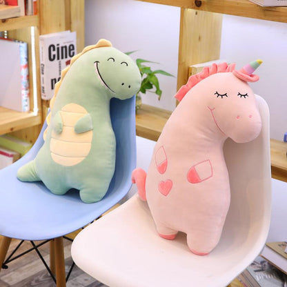Cute Animals, Dinos, Unicorns and Hedgehog Plush Pillows Plushie Depot