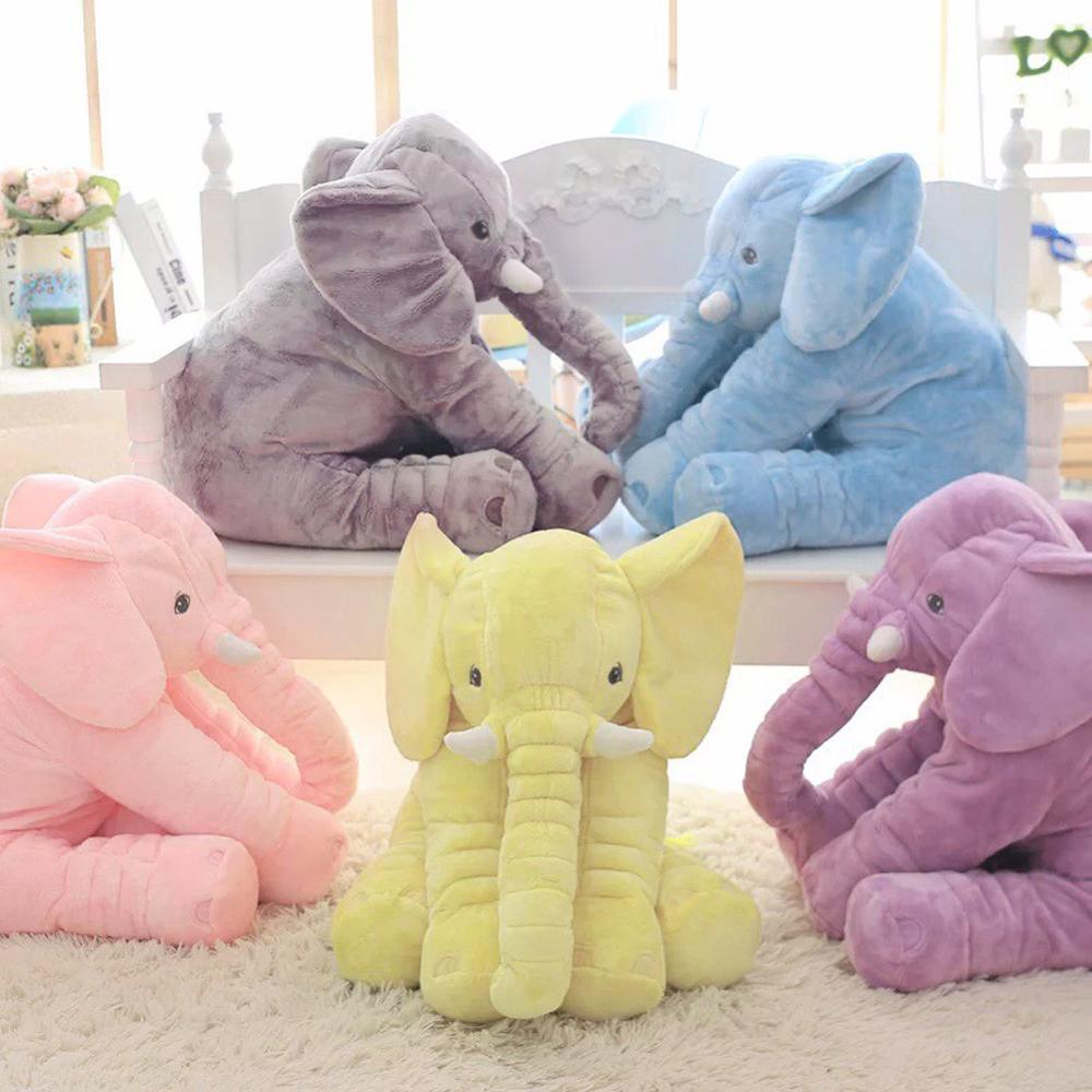Colorful Large Elephant Plushies Stuffed Animals Plushie Depot