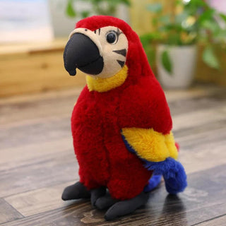 Realistic Macaw Parrot Plushies Red Plushie Depot