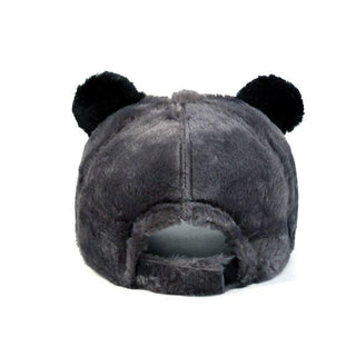 Cute Fuzzy Panda Hat Plushy Plushie Depot