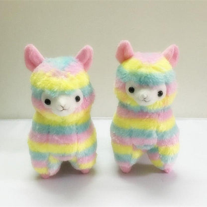 Rainbow Alpaca Plush Toy Plushie Depot