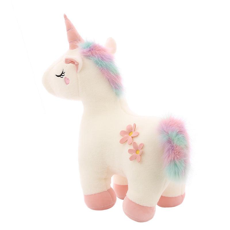 Plush Unicorn Toy white - Plushie Depot