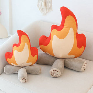 Funny Bonfire Flame Pillow Plushie Pillows - Plushie Depot