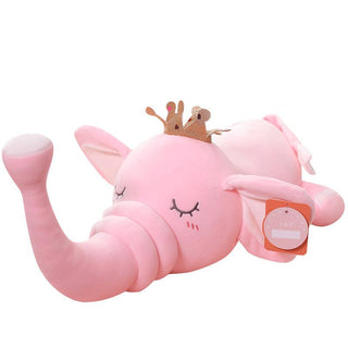 Pink Stuffed Elephant Plush Toy for Baby Showers and Kids Pink Plushie Depot