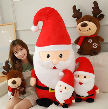 Cute Santa Claus Plush Doll Toy Plushie Depot