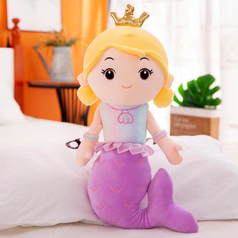 15" - 39" Mermaid Princess Plush toys Purple Stuffed Animals Plushie Depot