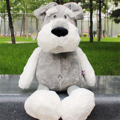 Schnauzer dog doll plush toy - Plushie Depot