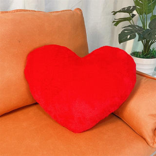 Heart Shaped Pillow red Pillows - Plushie Depot