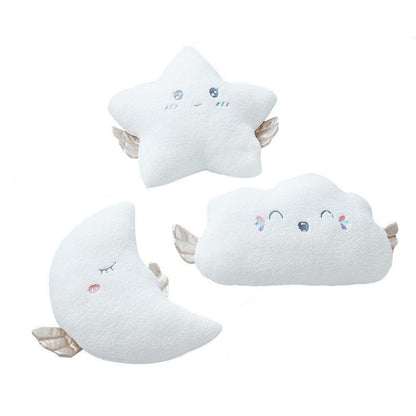 New Stuffed Angel Cloud Moon Star Plush Pillow Soft Cushion Cloud Stuffed Plush Toys Plushie Depot