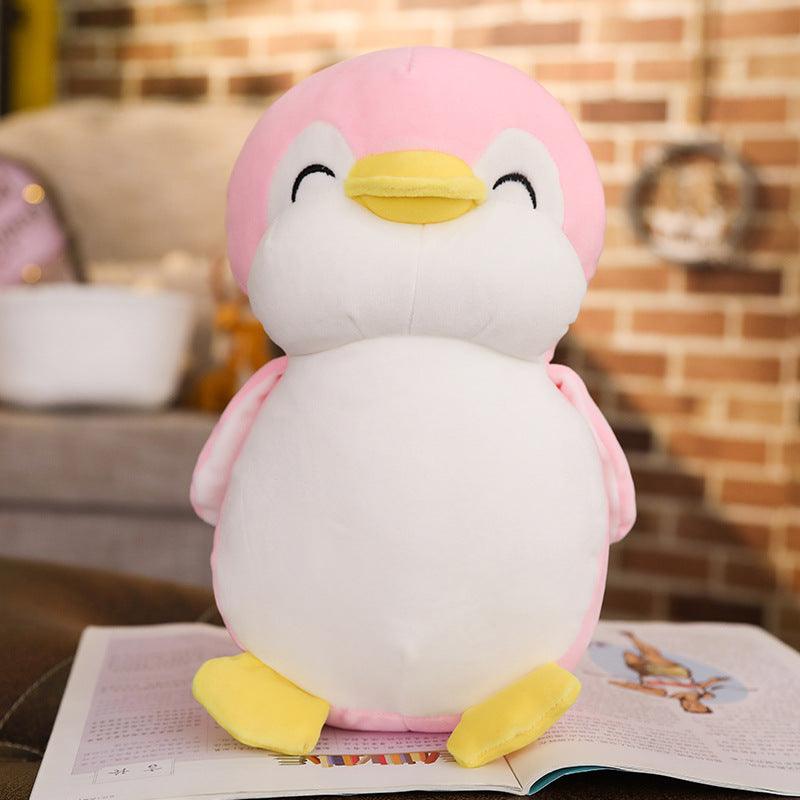 Penguin plush toy pink Plushie Depot