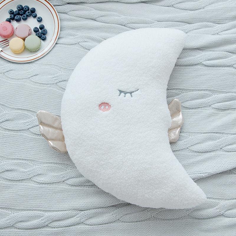 New Stuffed Angel Cloud Moon Star Plush Pillow Soft Cushion Cloud Stuffed Plush Toys Moon Plushie Depot