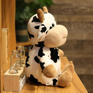 Cute Spotted Cow Plush Toy - Plushie Depot
