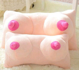 Funny Boobs Plush Toy Pillow 17" Stuffed Toys - Plushie Depot