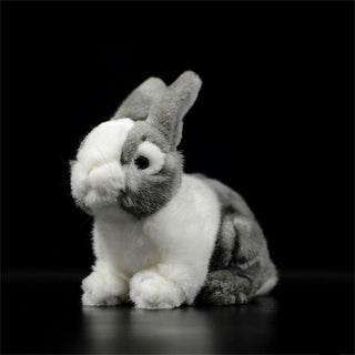 Realistic Dutch Bunny Rabbit Stuffed Animal Stuffed Animals - Plushie Depot