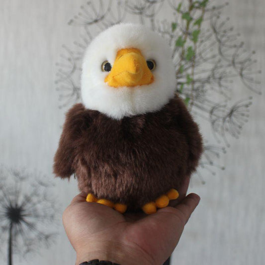 Small Realistic Bald Eagle Plush Toy Default Title Stuffed Animals Plushie Depot