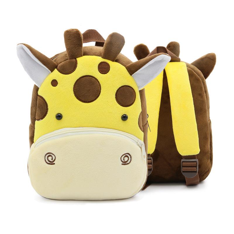 Cute Animal Plush Backpacks, Cartoon Book Bags for Children Giraffe Bags Plushie Depot