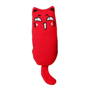 Teeth Grinding Catnip Cat Toys Red Plushie Depot