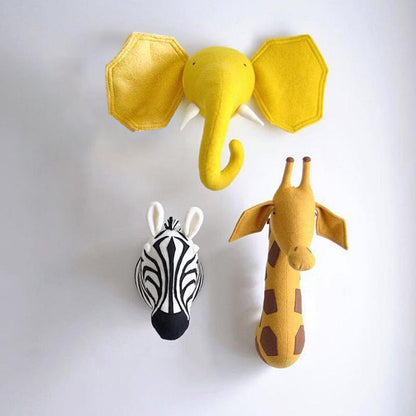 Cute 3D Golden Crown Wall Art Stuffed Animal Decor Wall Decor Plushie Depot