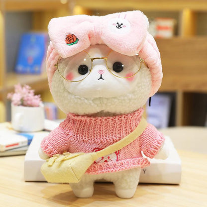Cho Kawaii Baby Sheep In Various Cute Outfits Plush Toy H 30cm Stuffed Animals Plushie Depot