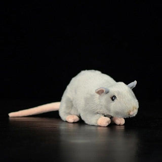 Mr.Mouse 6” long gray China Plushie Depot