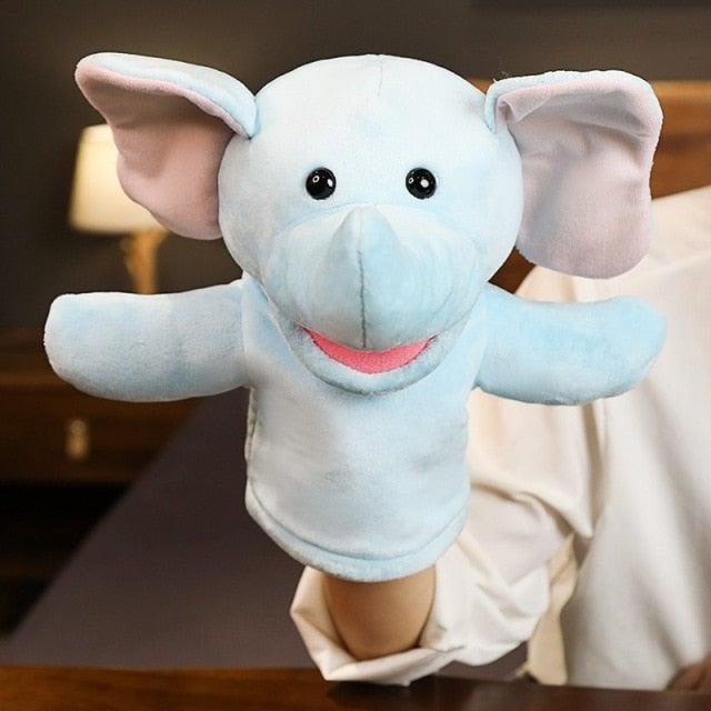 Cute Animal Hand Puppets for Kids elephant 9" Hand Puppets Plushie Depot