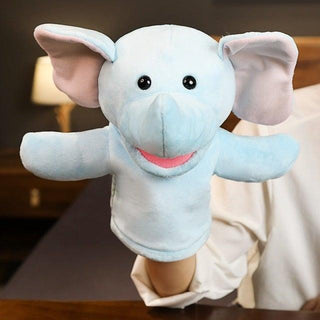 Cute Animal Hand Puppets for Kids elephant 9" Plushie Depot