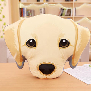 Cute Artistic Dog Face Throw Pillows B 40X45CM Plushie Depot