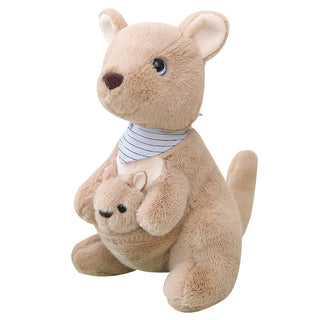 Mother and Child Kangaroo Plushies Stuffed Animals - Plushie Depot