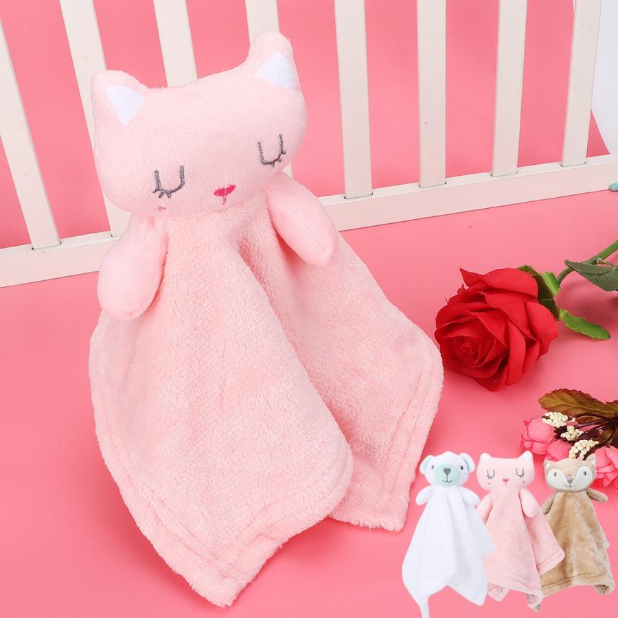 Baby Infant Cute Kawaii Soothing Appease Animal Baby Towels Stuffed Animals Plushie Depot