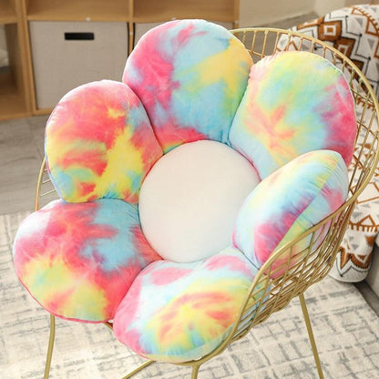 Kawaii Flower Cartoon Chair Throw Pillows Pillows - Plushie Depot
