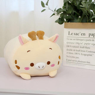 Small Chunky Animal Plushies 9" fawn Pillow Plushie Depot