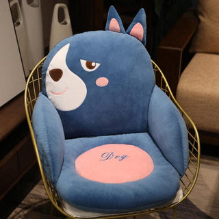 Kawaii Animals Seat Pillows Blue Plushie Depot