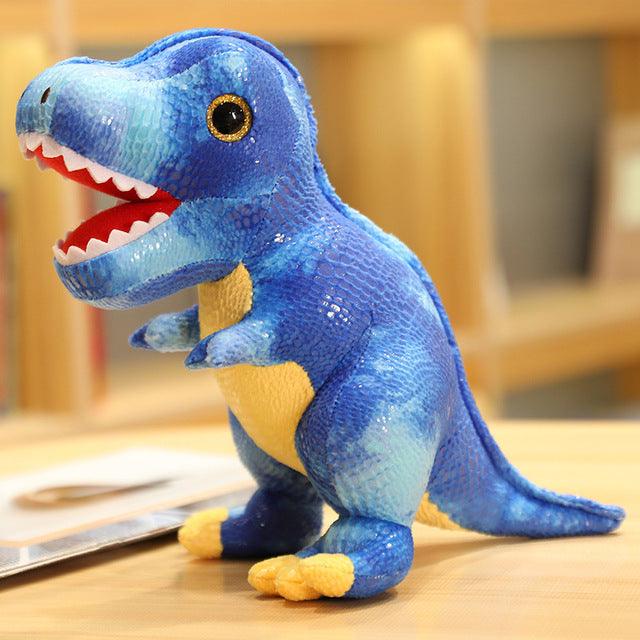 Cute Colorful T-rex Plush Toys Blue Stuffed Toys - Plushie Depot
