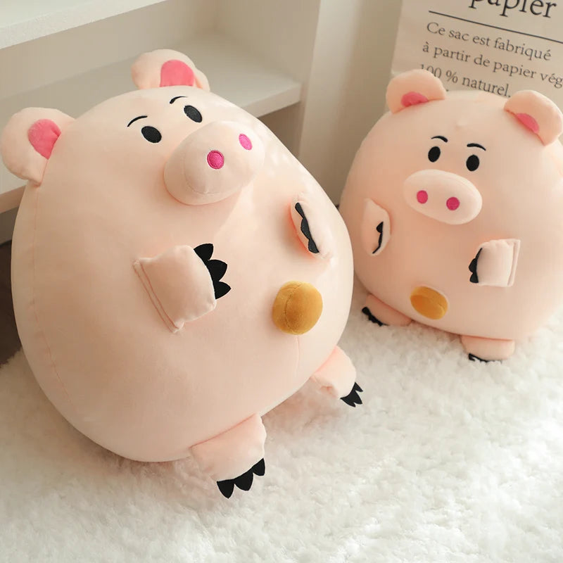Big Belly Button Piggy Plushie Stuffed Animals - Plushie Depot