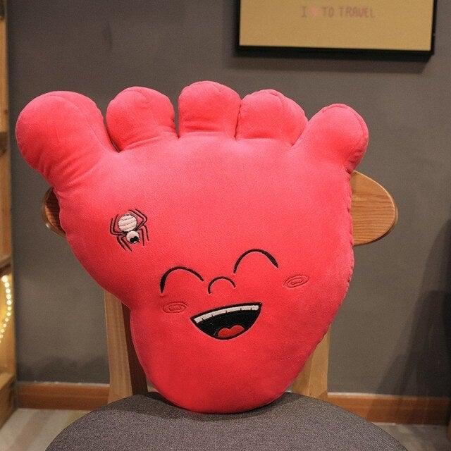 Friendly Giant Foot Pal Light Red Stuffed Toys - Plushie Depot