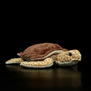 Realistic Long Leatherback Turtle Stuffed Toy 12" Hawkbill Turtle China Plushie Depot