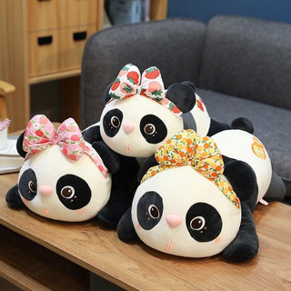 Kawaii Fruity Headband Panda Stuffed Animals - Plushie Depot