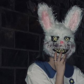 Evil Bloody Bunny Rabbit Halloween Horror Mask Plush - Plushie Depot