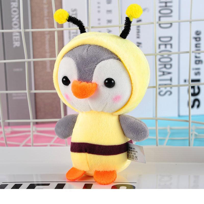 Cosplay Penguin Plush Animal Keychain Yellow 4" Stuffed Animals - Plushie Depot