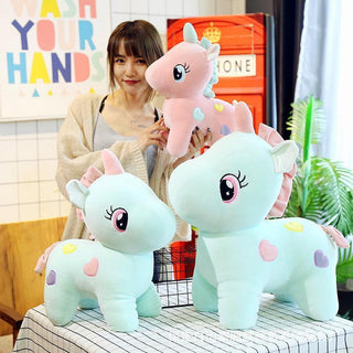 Tiny & Cute Unicorn Plushies Bluish green Plushie Depot